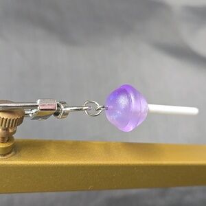 Purple Lollipop Key Holder Bag Charm
